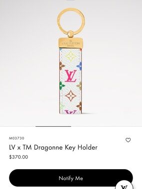 Louis Vuitton “Takashi Murakami”Multicolor Monogram Key Holder